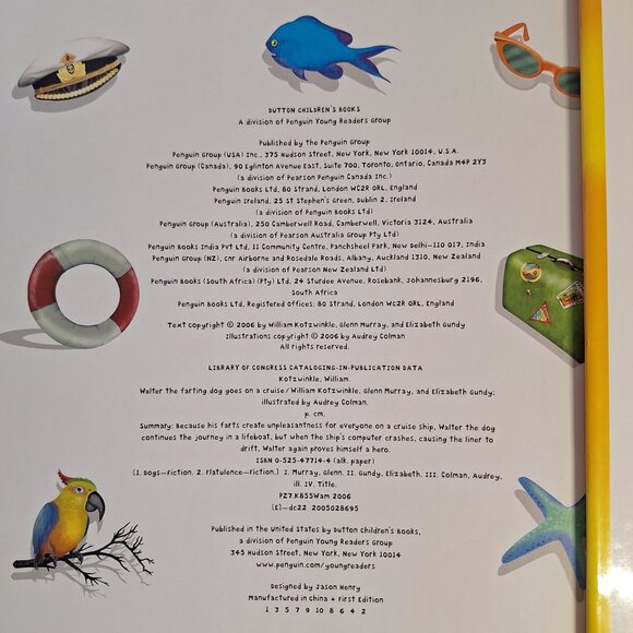 3 Walter The Farting Dog Book Lot Goes on a Cruise Banned from the Beach Colman - Picture 6 of 9